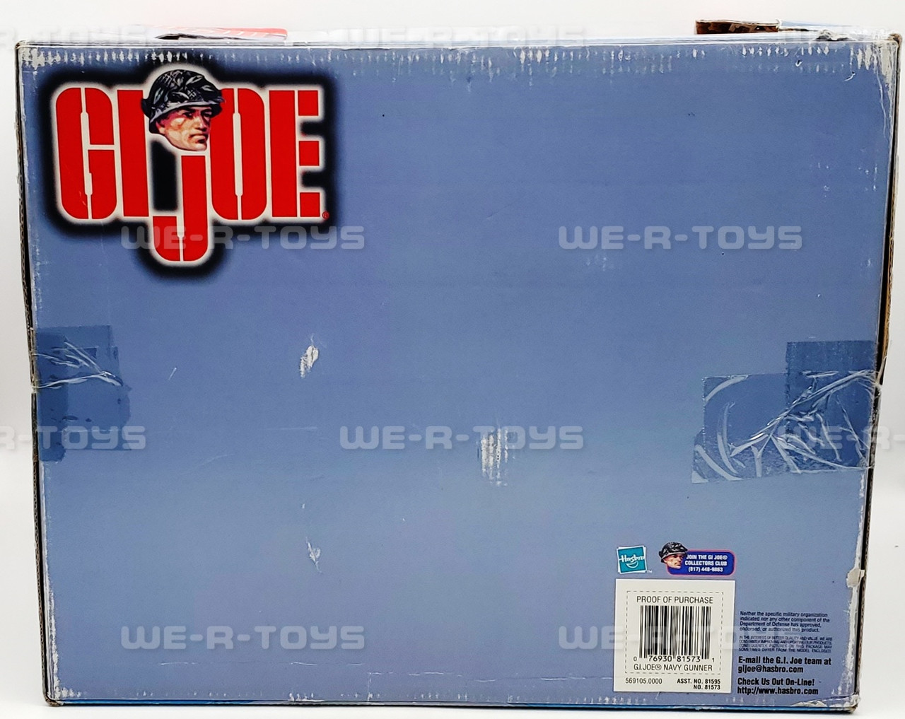 GI Joe Blond Navy Gunner With Twin Mount Anti-Aircraft Gun White