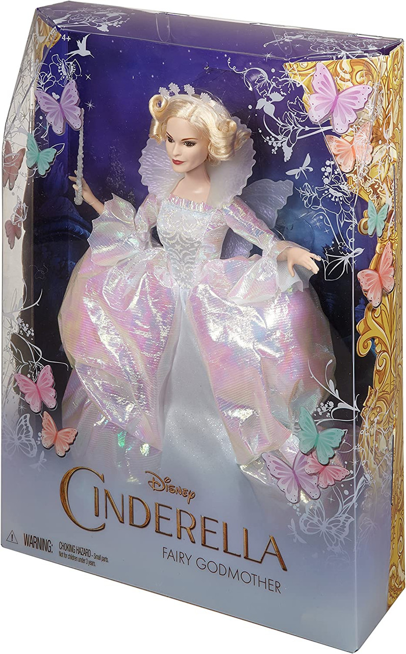 Disney Cinderella Fairy Godmother Fashion Doll 2014 Mattel CGT59
