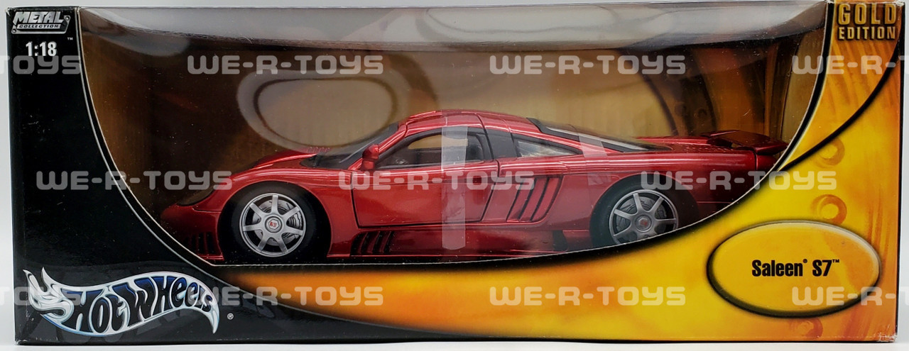 Hot Wheels Gold Edition Saleen S7 Metal Collection 1:18 Scale