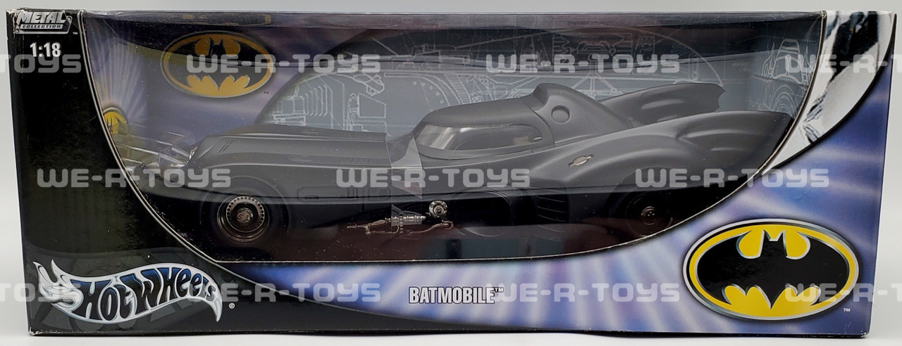 Batman Hot Wheels Batmobile Metal Collection 1:18 Scale Vehicle