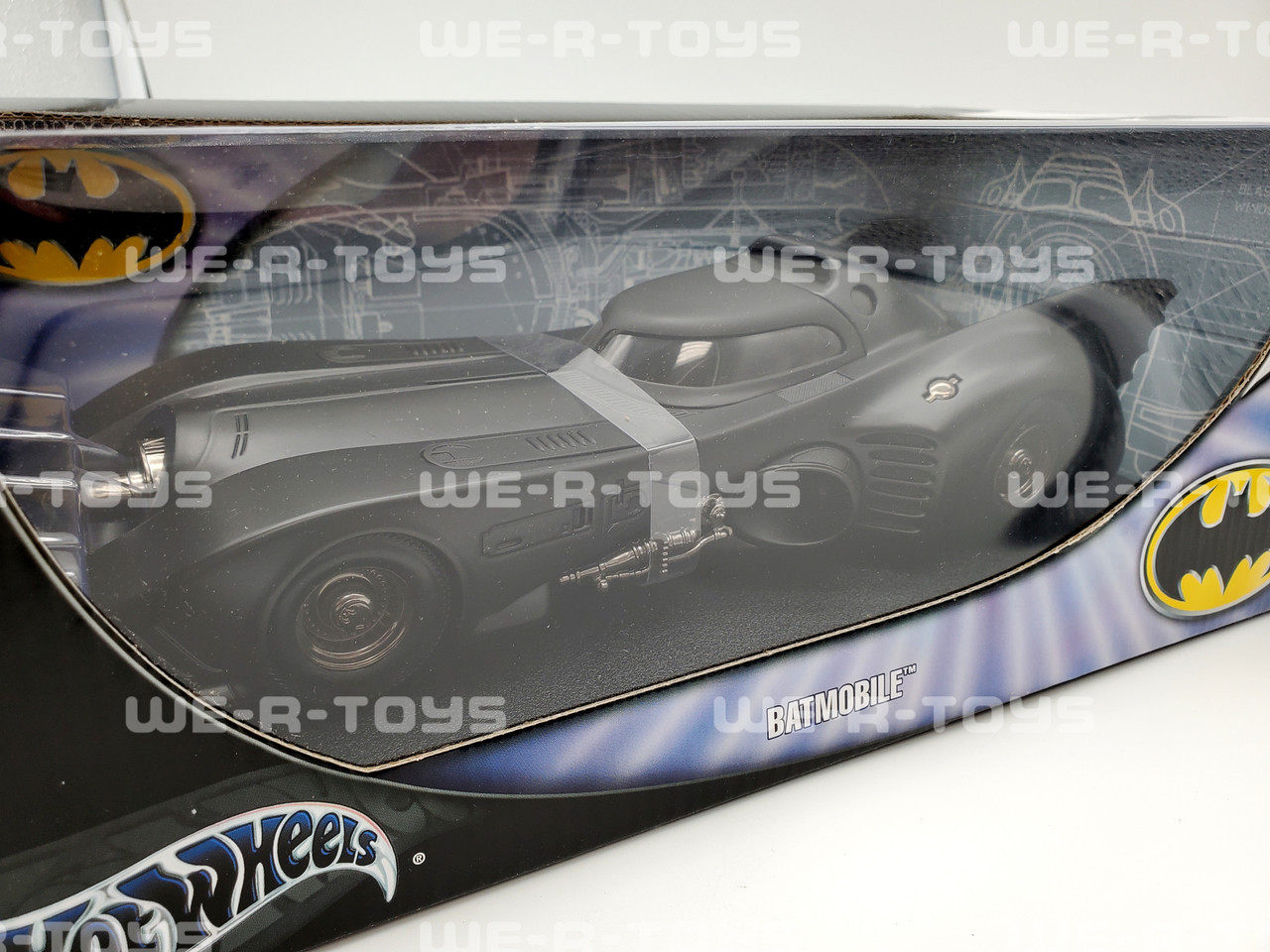 Batman Hot Wheels Batmobile Metal Collection 1:18 Scale Vehicle 2003 DC NRFB