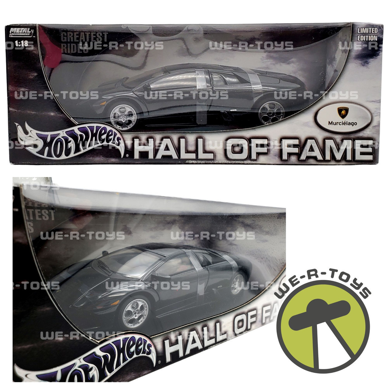 Hot Wheels Hall of Fame Murcielago Metal Collection 1:18 Scale Vehicle 2003  NRFB