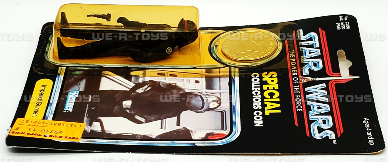 Star Wars POTF Imperial Gunner Action Figure 92 Back 1984 w/ Coin