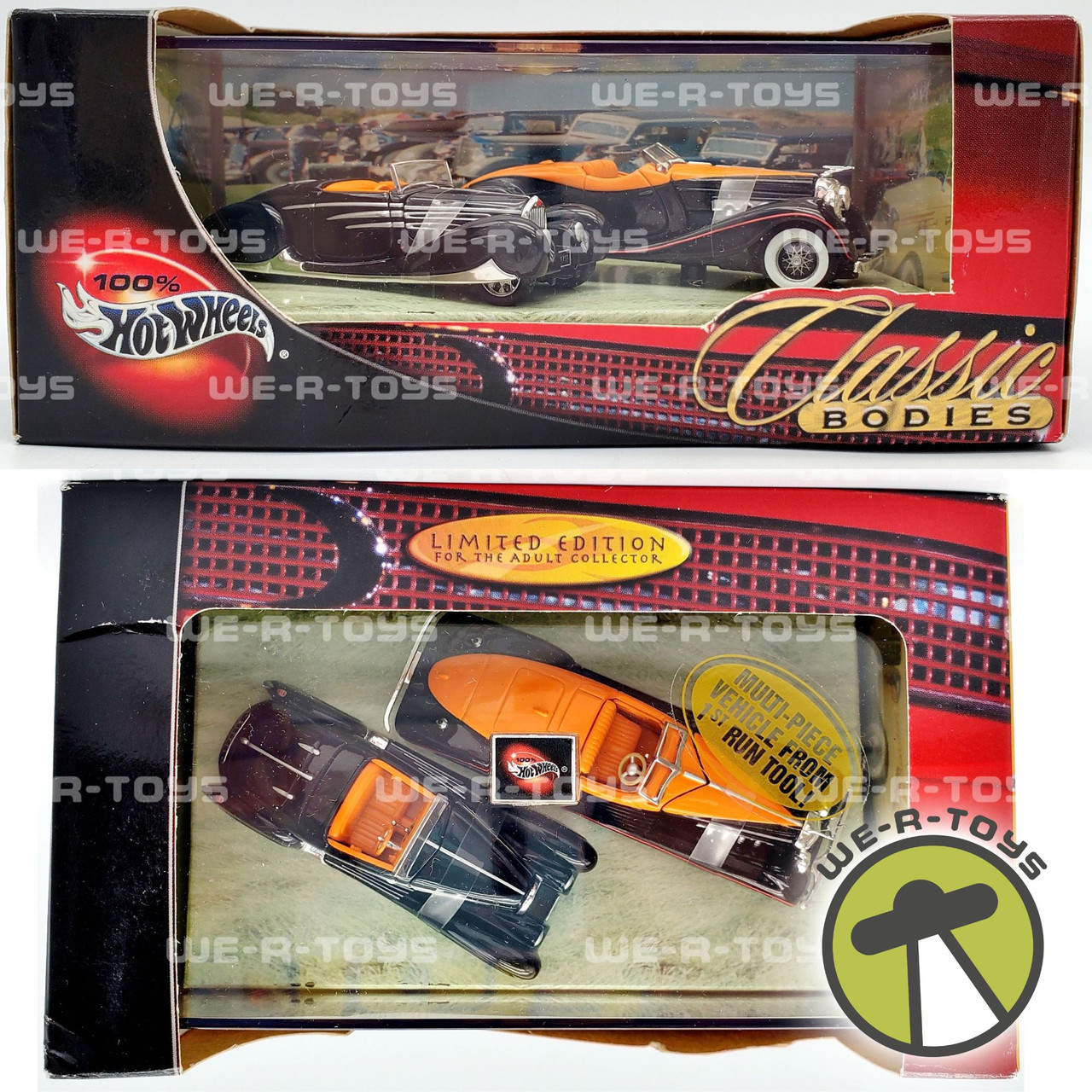 Hot Wheels 100% Classic Bodies Duesenberg and Bugatti 2003 Mattel