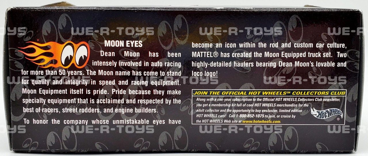 Hot Wheels 100% Hot Rod Series 6 Moon Equipped Set Mattel 2000