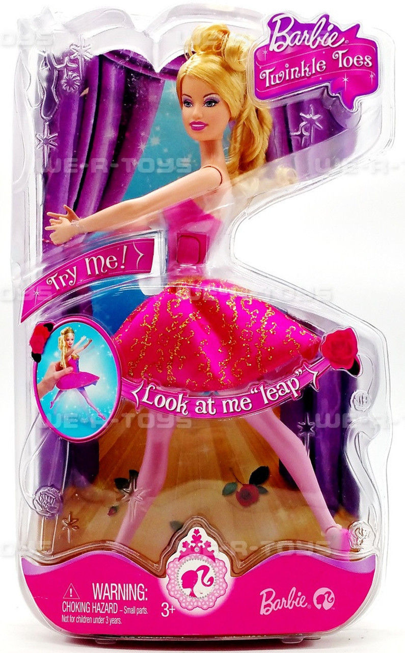 Barbie Ballerina Doll Blond Hair Mattel 2009 Pink And Orange Tutu