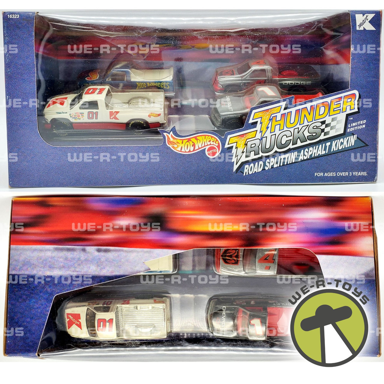 Hot Wheels Thunder Trucks Road Splittin Asphalt Kickin Kmart