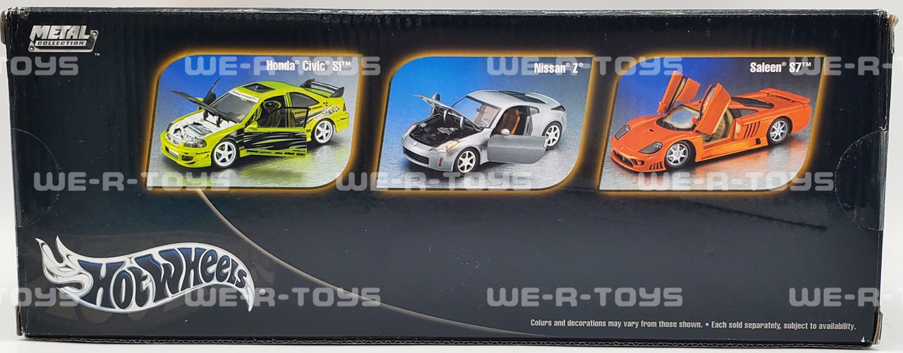 Hot Wheels Metal Collection 1:18 Scale Ford Focus #G4797 Mattel 2002 NRFB