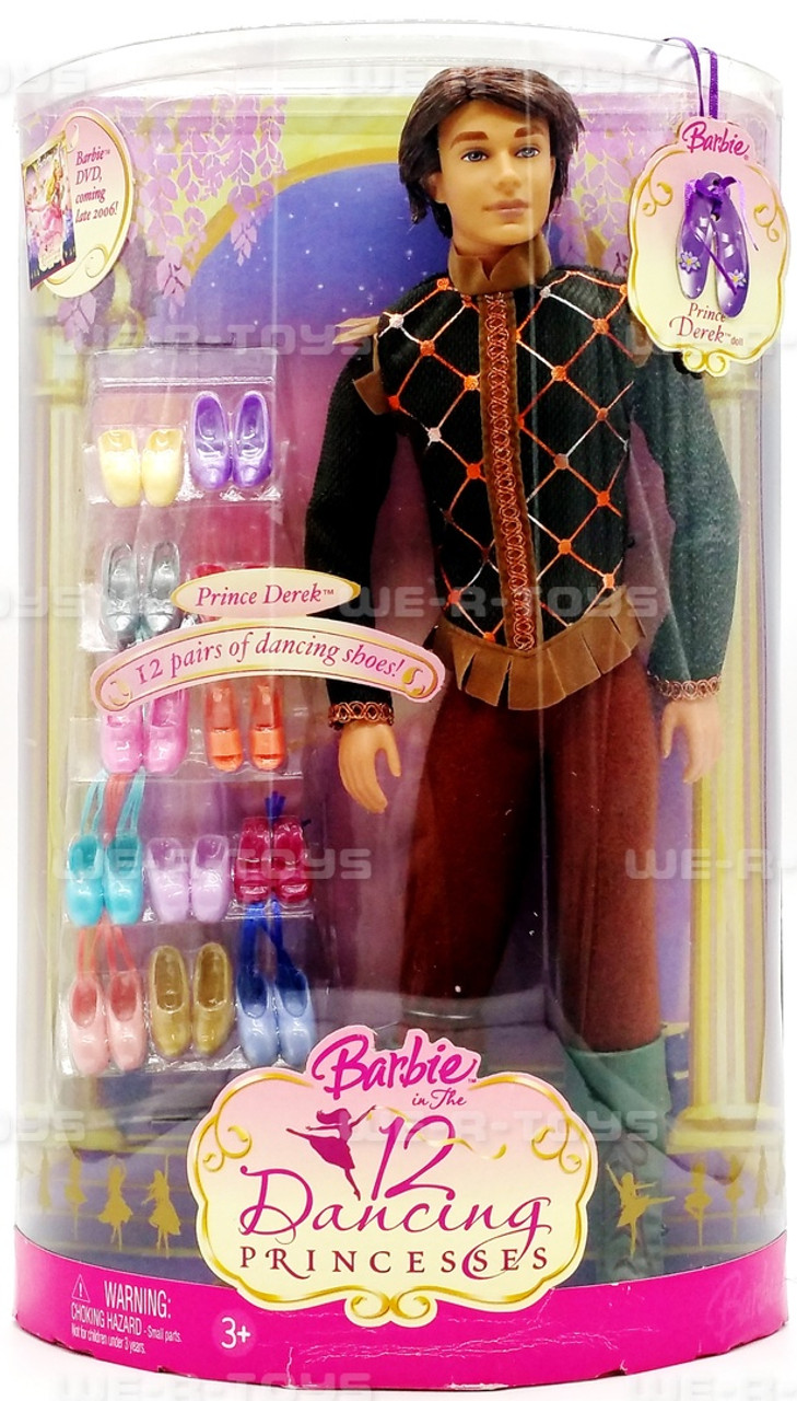 Barbie in The 12 Dancing Princesses Prince Derek Doll 2006 Mattel