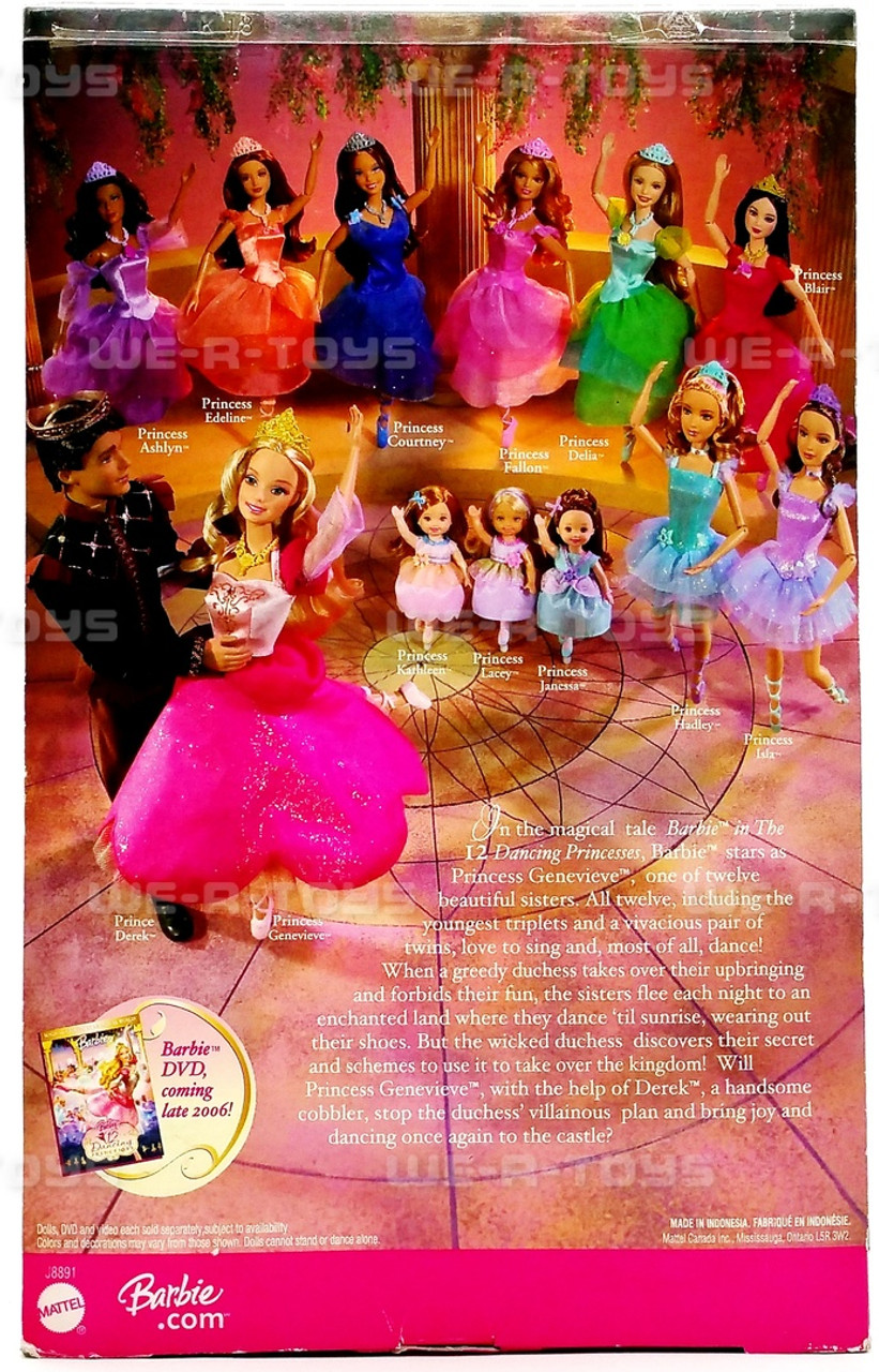 Barbie in The 12 Dancing Princesses Prince Derek Doll 2006 Mattel