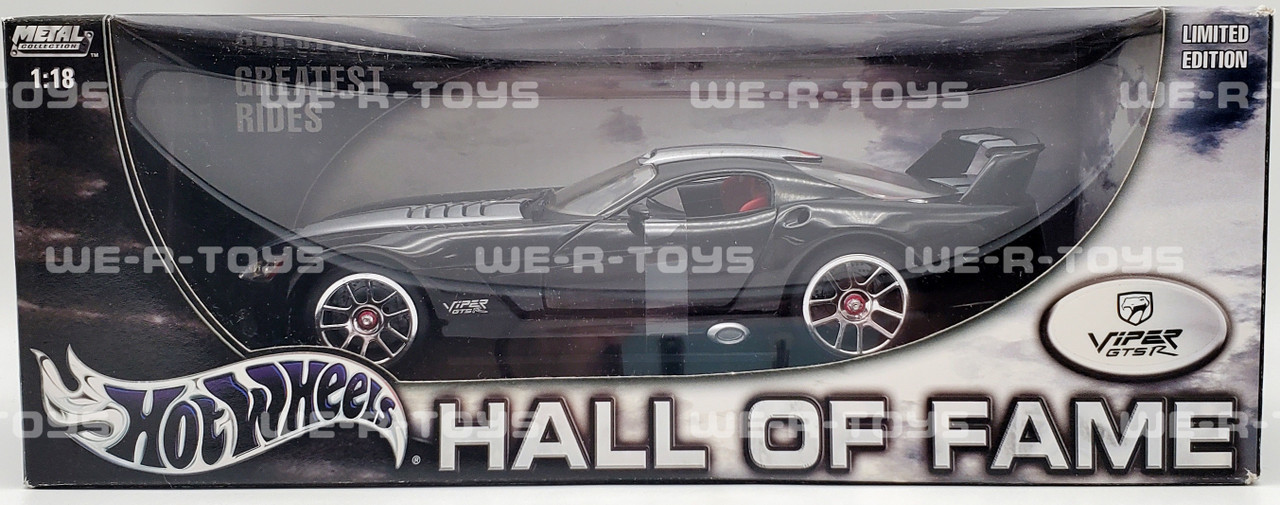 Hot Wheels Hall of Fame Black Viper GTSR Metal Collection 1:18
