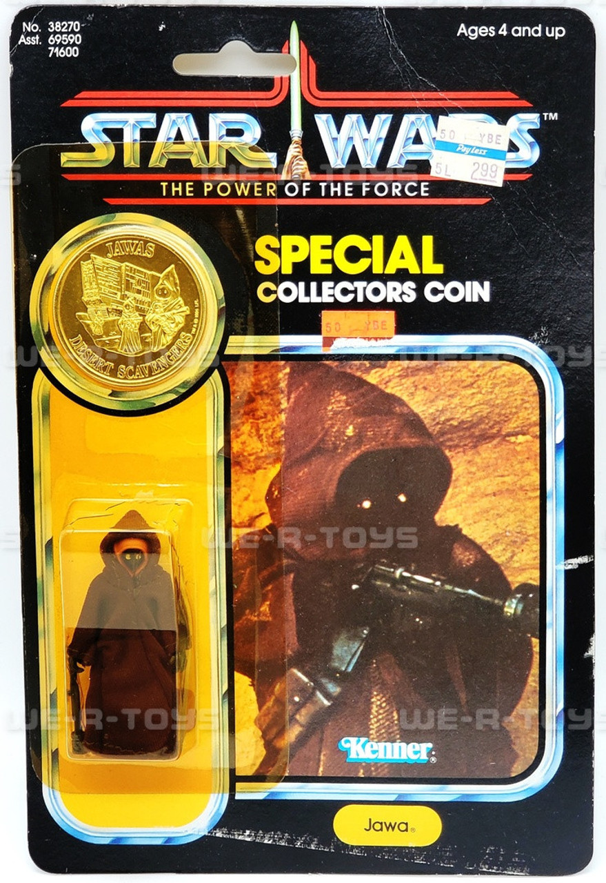 Star Wars POTF Jawa Action Figure 92 Back 1984 w/ Coin No. 71600 NRFP