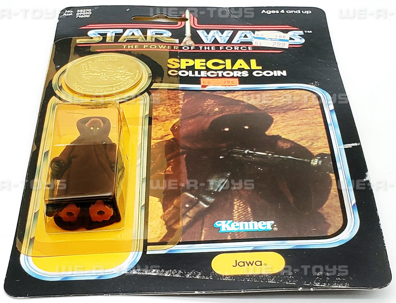 Star Wars POTF Jawa Action Figure 92 Back 1984 w/ Coin No. 71600 NRFP