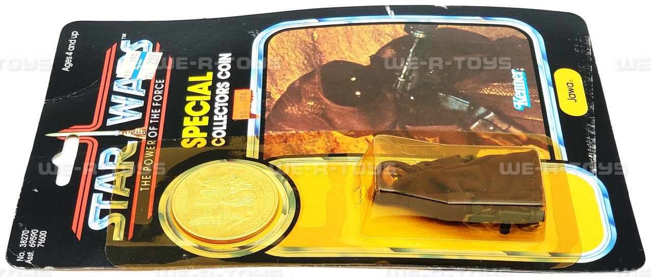Star Wars POTF Jawa Action Figure 92 Back 1984 w/ Coin No. 71600