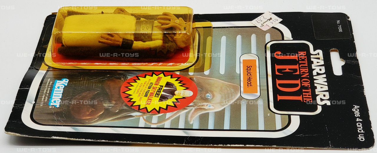 Star Wars ROTJ Squid Head Action Figure 77 Back 1984 Kenner No