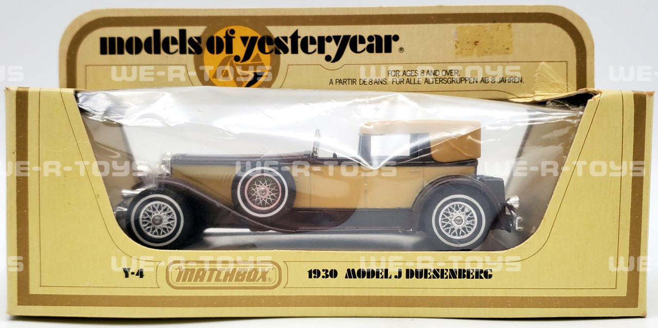 Models of Yesteryear 1930 Model J Duesenberg 1:35 Scale 1978