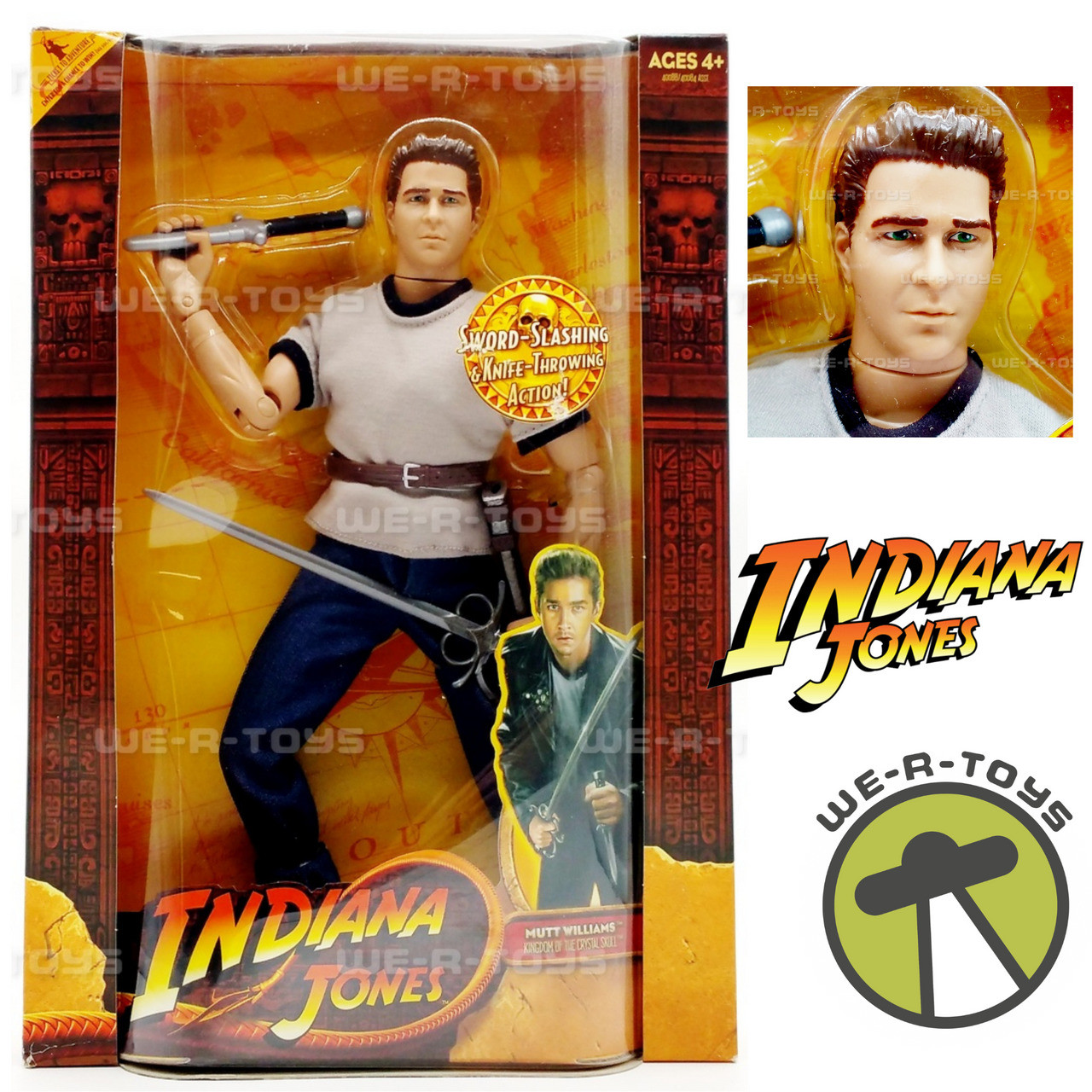 Hasbro - Action Figure Indiana Jones: Mutt Williams (Regno Del Teschio Di Cristallo), 2008, 10 Cm - 2