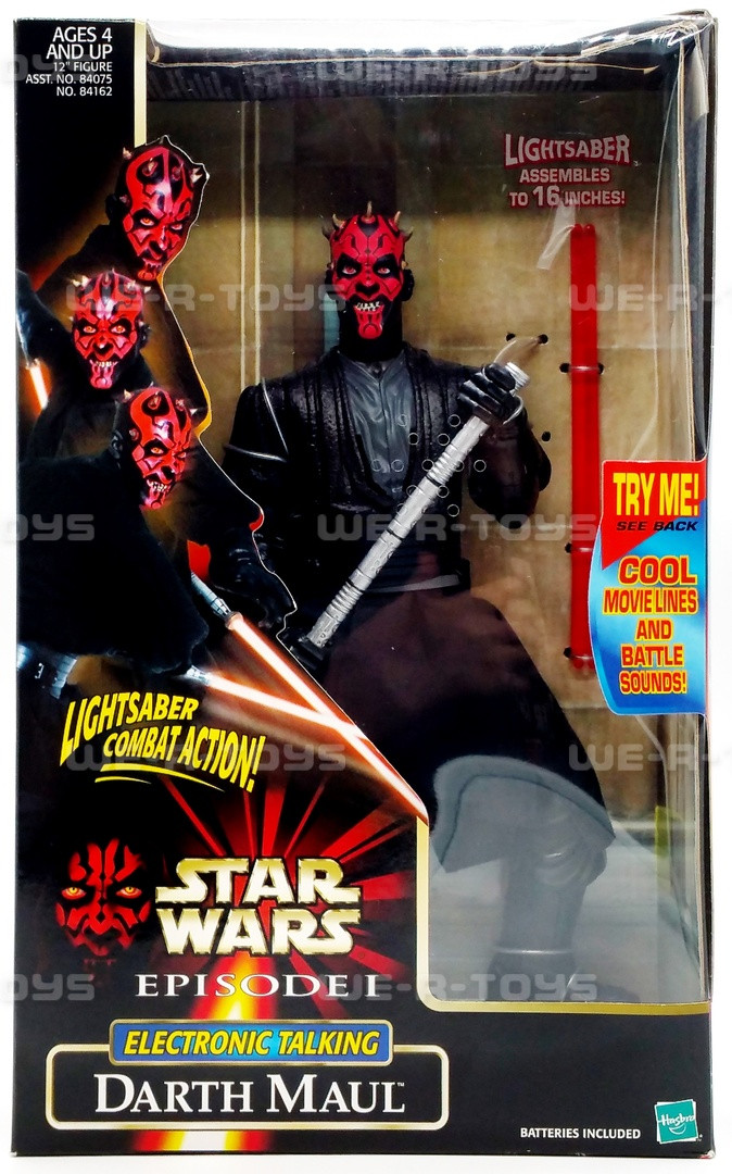 ELECTRONIC TALKING DARTH MAUL 新品未開封 ELECTRONIC TALKING DARTH MAUL 12 inch FREE SHIPPING | eBay