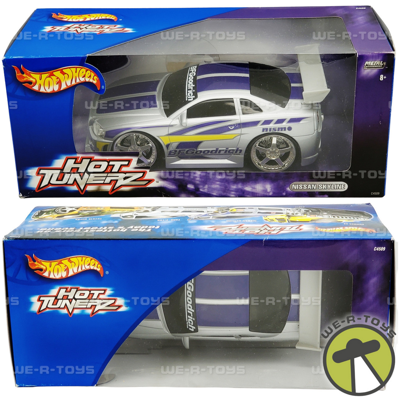 Hot Wheels Metal Collection Hot Tunerz Silver Nissan Skyline 