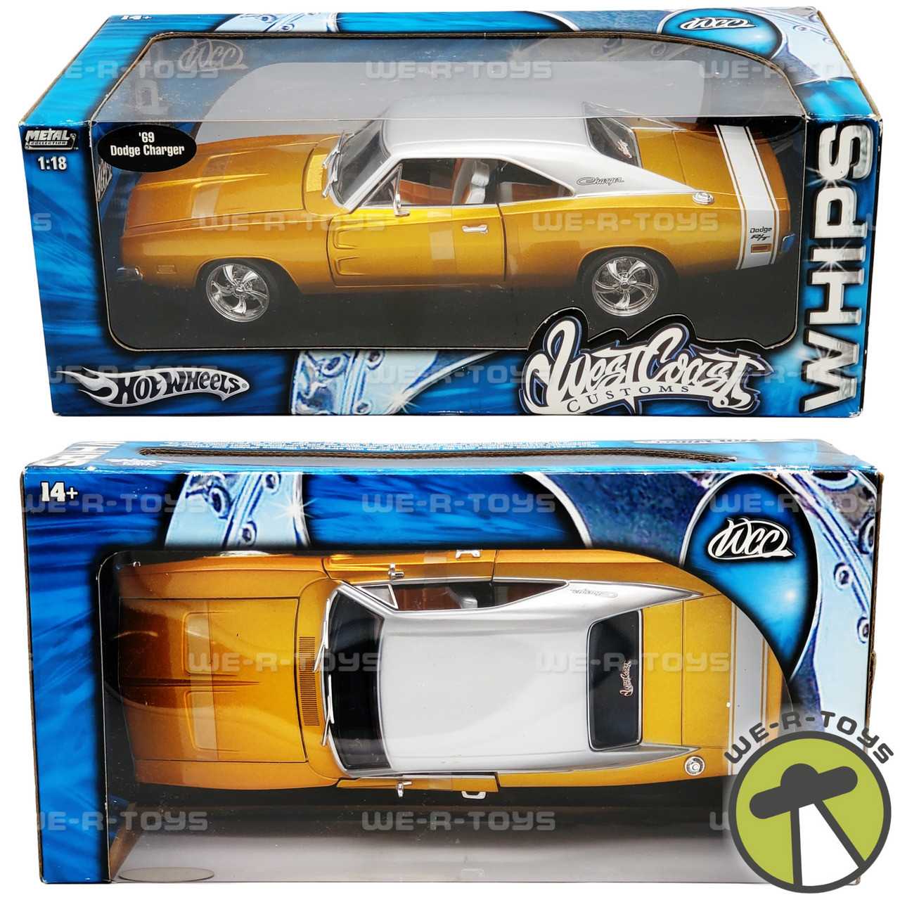 Hot Wheels West Coast Customs '69 Dodge Charger Vehicle Mattel