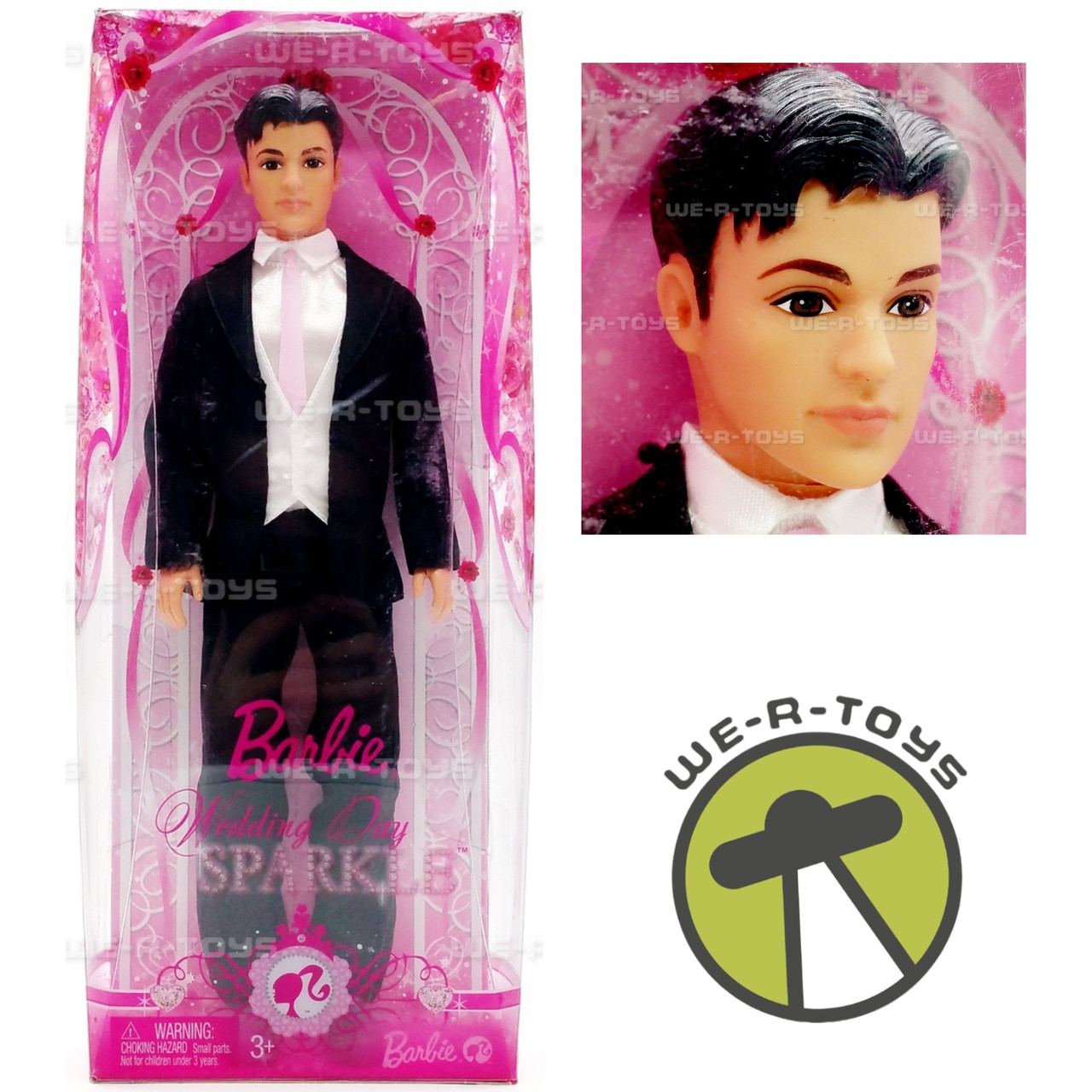 Barbie Wedding Day Sparkle Groom 2008 Mattel N8283 NEW - We-R-Toys