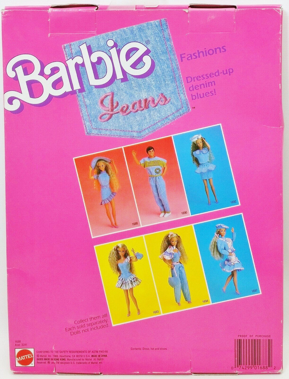 MATTEL POUPÉE DOLL BARBIE - Tenue robe jupe bleu - TBE EUR 5,99 MATTEL POUPÉE DOLL BARBIE - Tenue robe jupe bleu - TBE EUR 5,99
