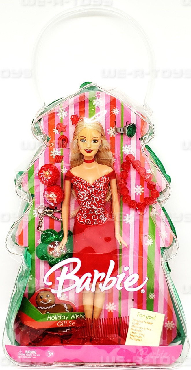 Barbie Holiday Wishes Gift Set Christmas 2006 Mattel No. J0549 NRFP