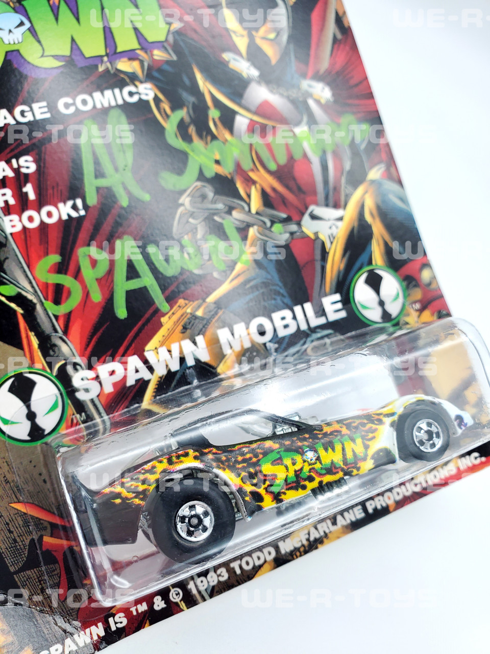 Hot Wheels Todd McFarlane Spawn AUTOGRAPHED by Al Simmons 1993