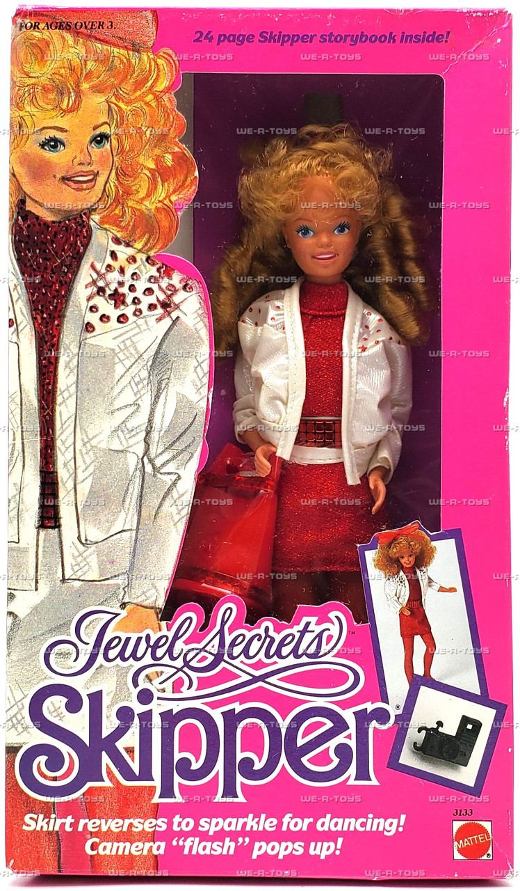Barbie Jewel Secrets Skipper Doll With Camera 1986 Mattel No. 3133