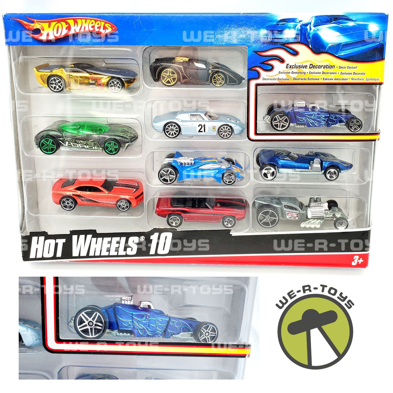 Hot Wheels 10 Trick Tracks Set of Cars One Exclusive Decoration