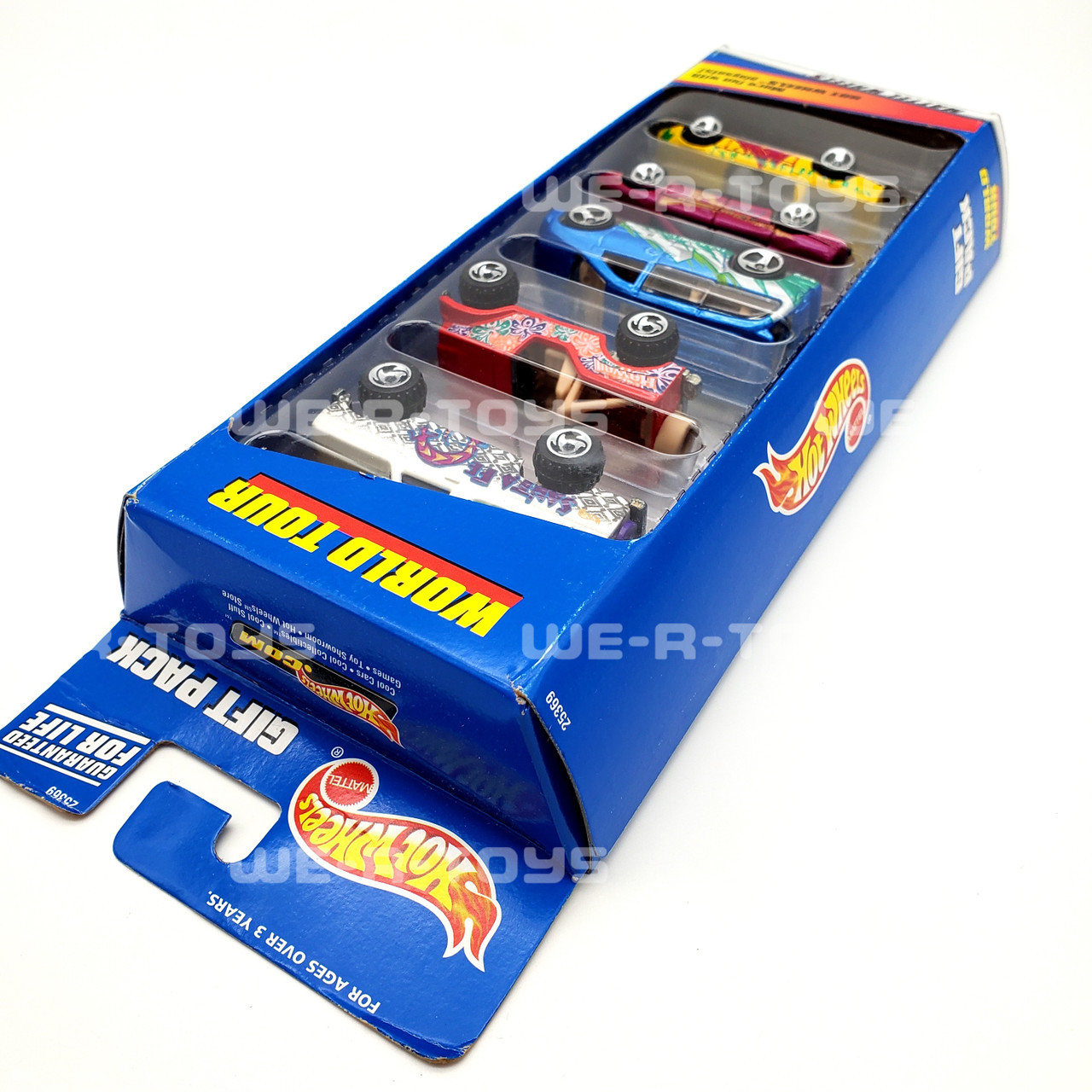 Hot Wheels Gift Pack World Tour Set of 5 Cars #25369 Mattel 1998