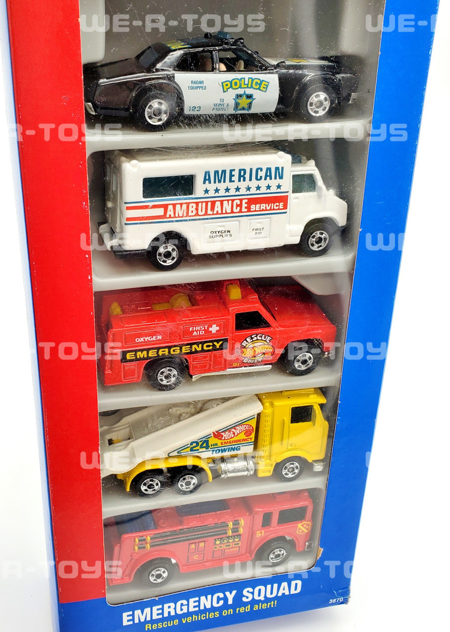 Hot wheels hot sale emergency vehicles