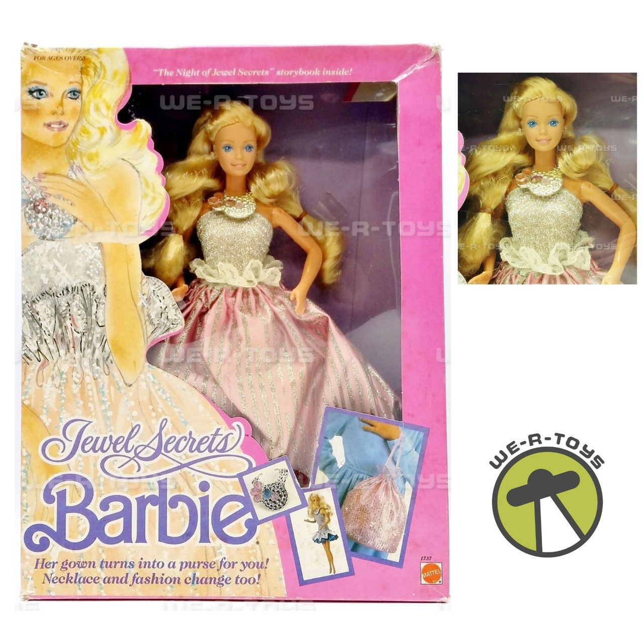 Jewel Secrets Barbie Doll 1986 Mattel 1737 NRFB