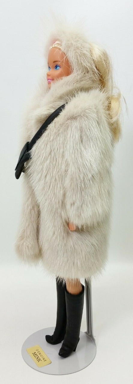 Barbie In Vericci Accessories Lara's Genuine Mink Fur Coat And