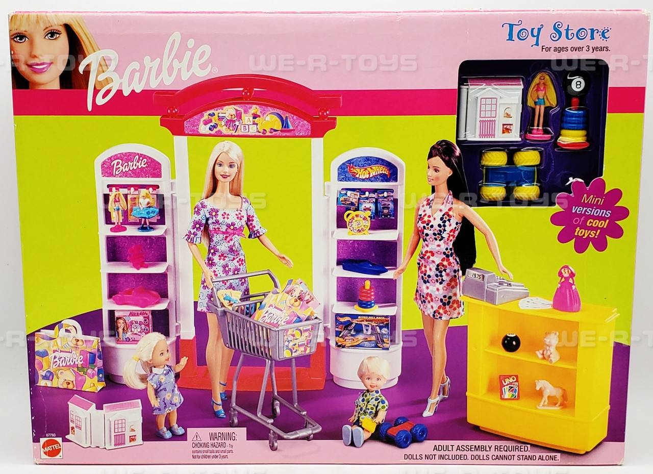 Barbie Toy Store Playset With Mini Toys 2002 Mattel 67793 NRFB