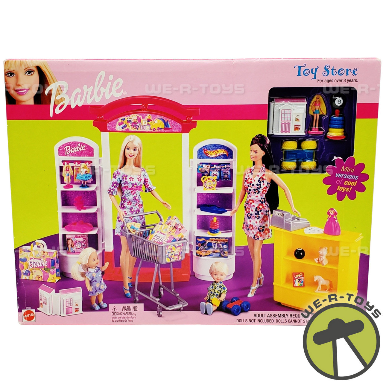 Barbie Toy Store Playset With Mini Toys 2002 Mattel 67793 NRFB