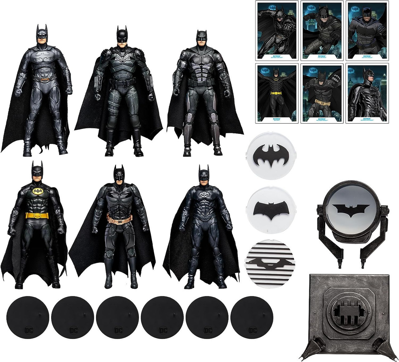 DC Multiverse Multipack - WB100 - Batman 6 Action Figure Set - We