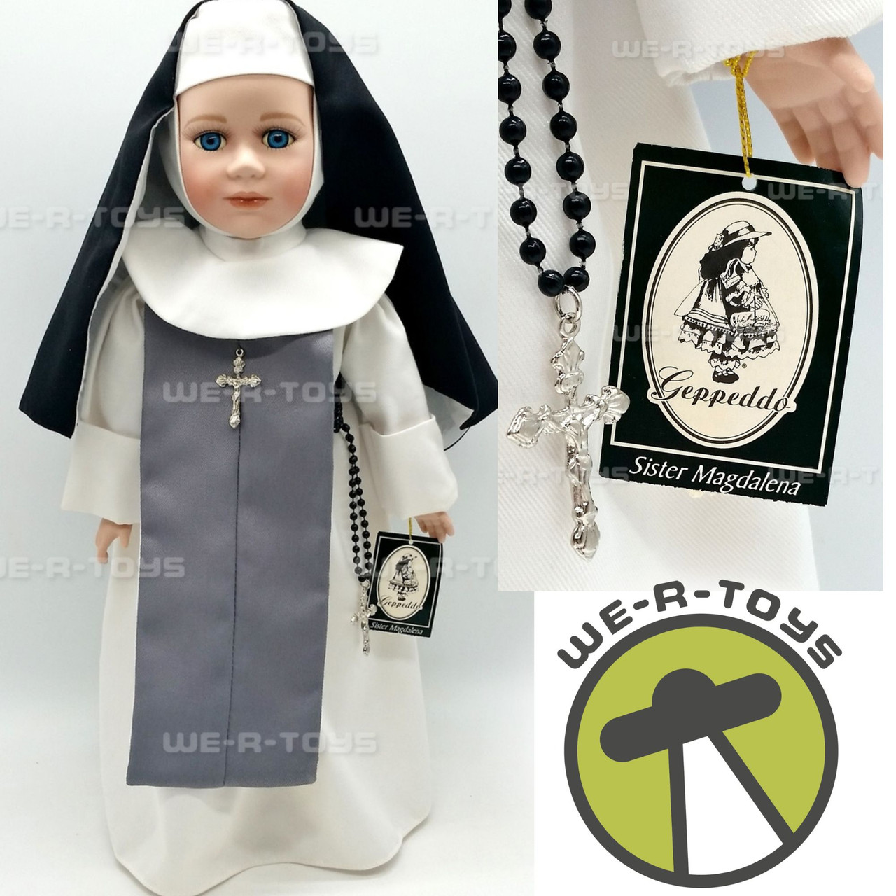 Geppeddo Sister Magdalena Porcelain Doll We-R-Toys