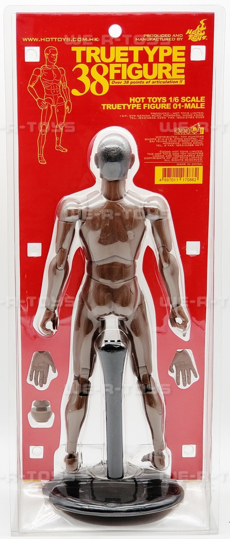 TrueType 38 Figure 01-Male African American Poseable Figure Hot