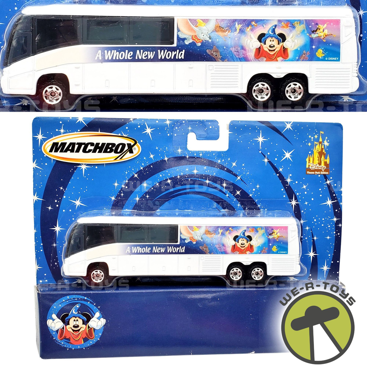Matchbox Walt Disney World Big Movers Bus Theme Park Edition 2000 NEW