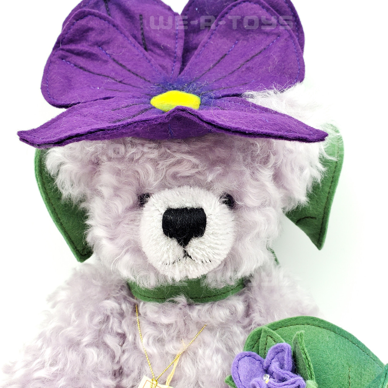 Hermann teddy bear ぬいぐるみ Hermann Teddy Bear Golden Mohair Stitched Nose Red Ribbon Fully