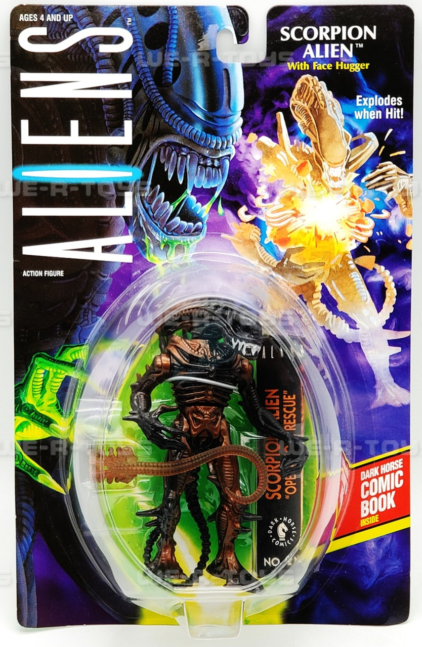 Aliens Scorpion Alien Action Figure With Face Hugger Kenner