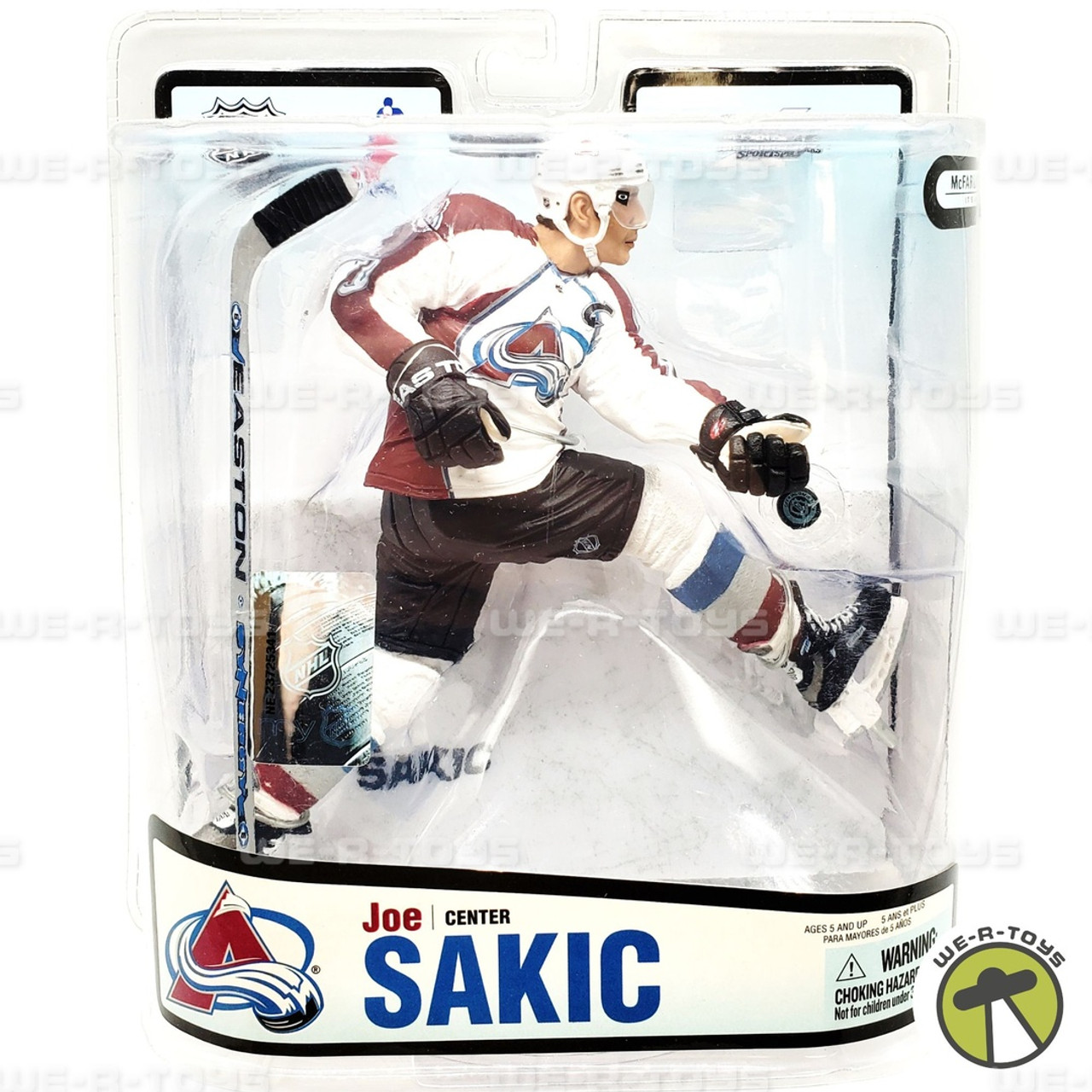 NHL Series 9 Joe Sakic 2 Action Figure Colorado Avalanche #19 McFarlane -  We-R-Toys