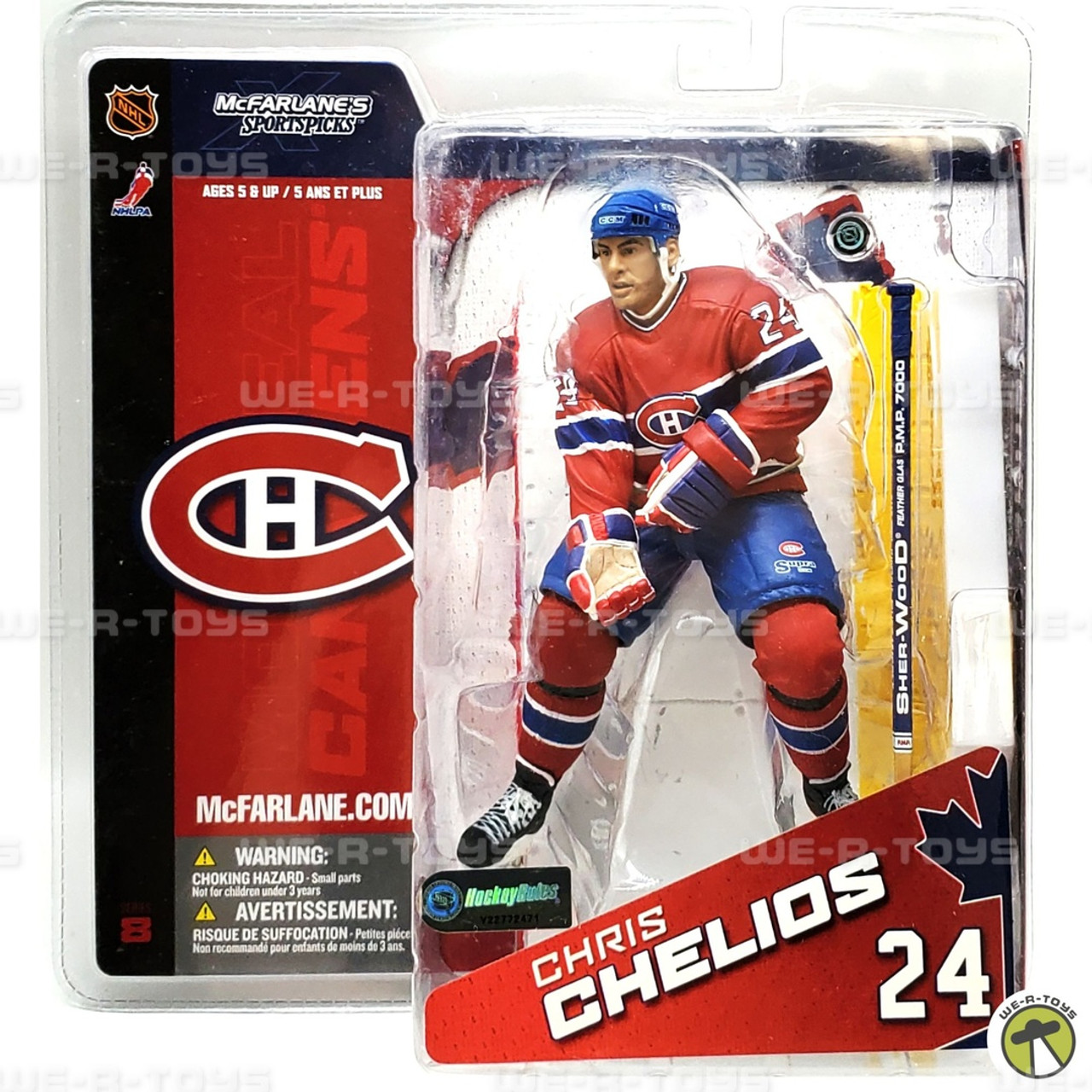 NHL Series 8 Chris Chelios Action Figure Montreal Canadiens #24 McFarlane  NEW