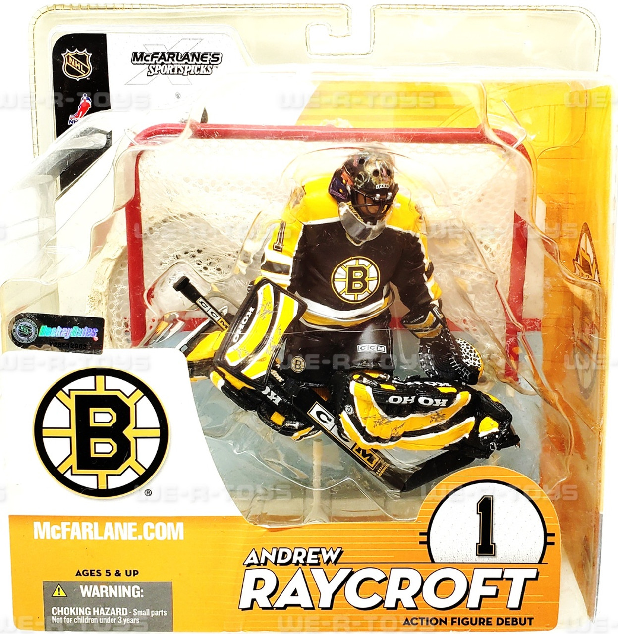 NHL Andrew Raycroft Action Figure Boston Bruins #1 Goalie