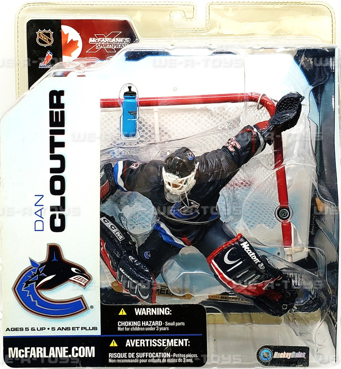 NHL Dan Cloutier Action Figure Vancouver Canucks #39 Goalie