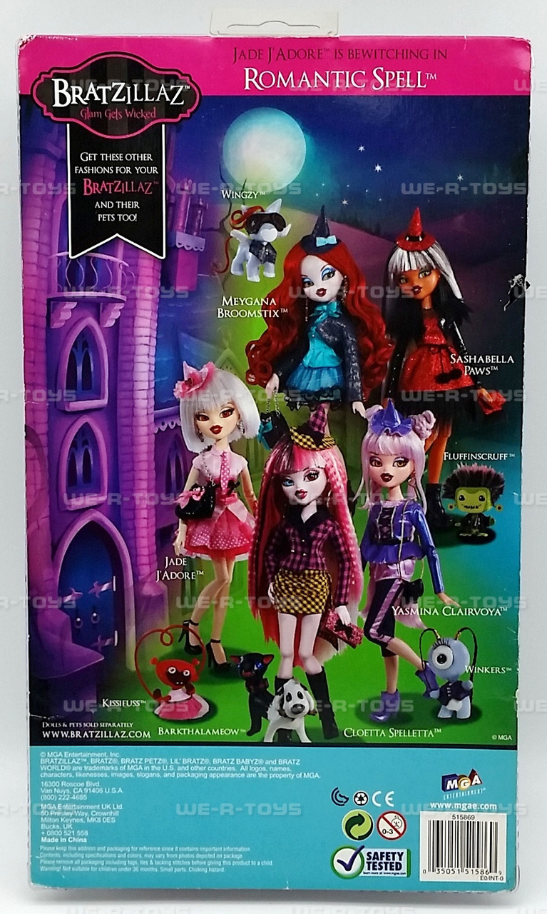 Bratzillaz Kissifuss Jade J'Adore's Magical Pet MGA Entertainment 518303 -  We-R-Toys