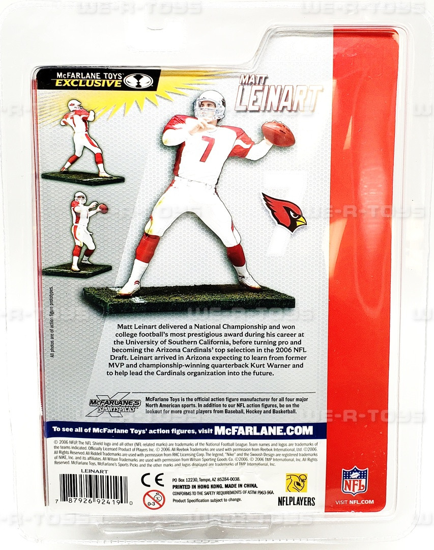 NFL Matt Leinart Action Figure Arizona Cardinals #7 McFarlane