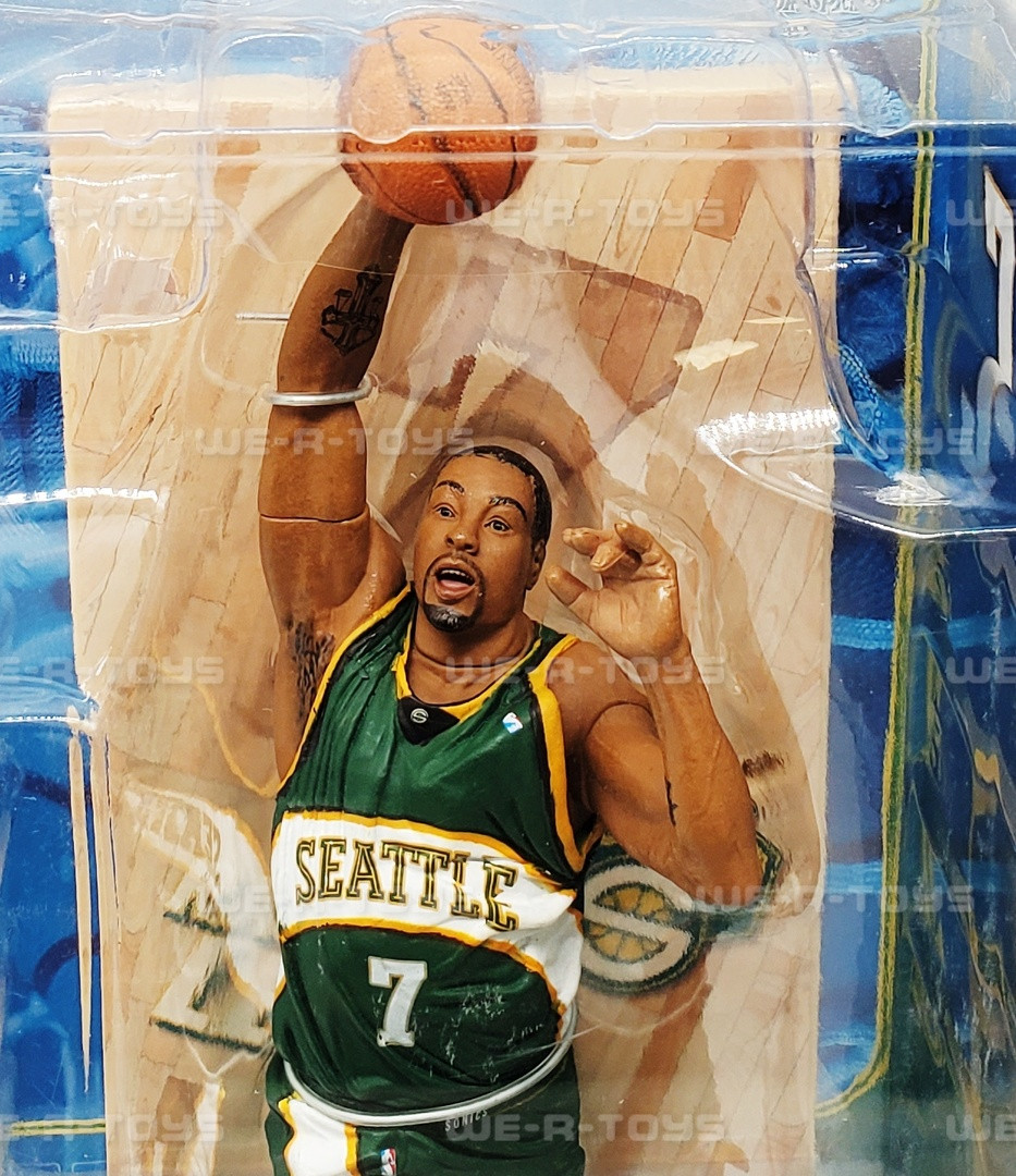 NBA Series 10 Rashard Lewis Action Figure Seattle Sonics #7