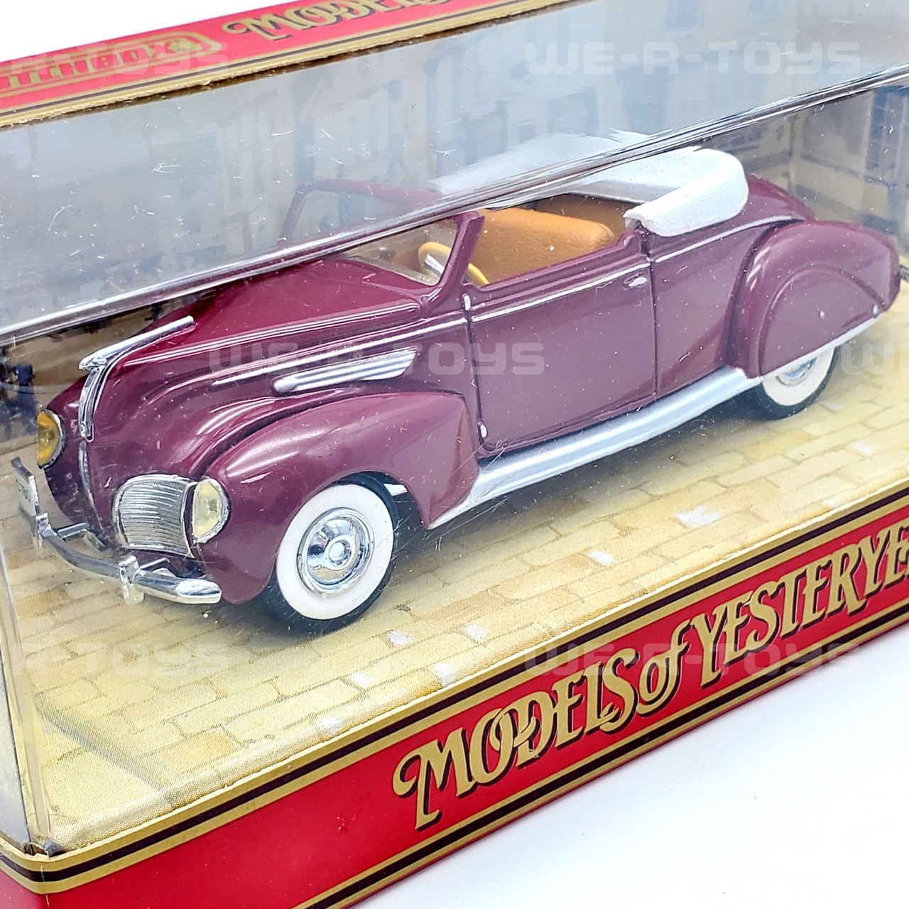 Matchbox Models of Yesteryear 1938 Lincoln Zephyr Dinky 1993 NEW 